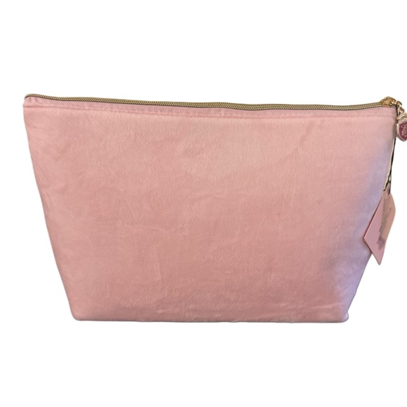 Juicy Couture Blush Pink Soft Pouch Bag with Regal Design NWT - Picture 3 of 8